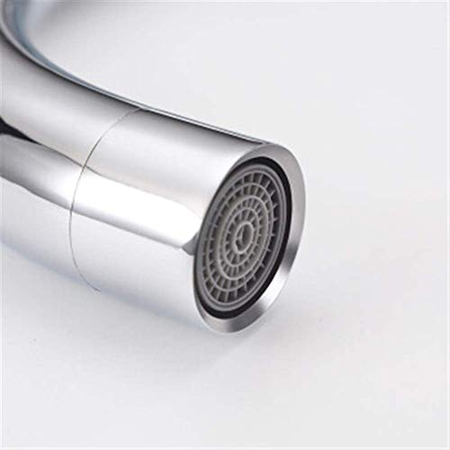 Robinet de cuisine rotation 360 mitigeur cuivre eau chaude froide - 4