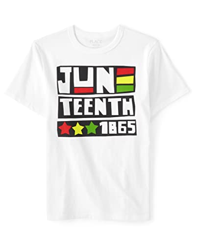 The Childrens Place Unisex Child Short Sleeve Black History Graphic Fashion-t-Shirts Juneteenth X-Small US