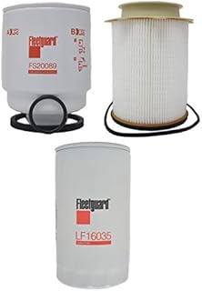 Buyer$ Lair Kit - Compatible with Dodge Ram 6.7L Diesel Fleetguard Cummins Oil Filter LF16035, Fuel Filter FS53000 & Fuel/Water Separator Filter FS20089 Kit for 2013-2018 Models 2500/3500/4500/5500