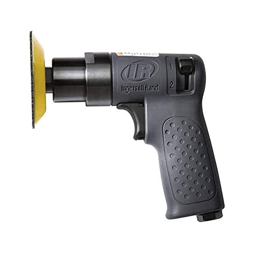 Ingersoll Rand Polier-und Schleifmaschine klein 3129XPA für Metall und Holz, Mini Oberflächenschleifer und Poliermaschine mit Polierscheiben im Set, echtes Profi Werkzeug zum Schleifen