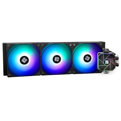 TR-Thermalright Aqua Elite 360 V3 CPU Wasserkühlung Komplett-360 Spezifikation AIO PC Kühler 3x120mm ARGB Kühlventilator Einfache Installation Kompatibel mit AM5/AM4 LGA1851/1700/115X/1200