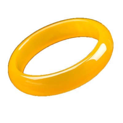 Bracelet calcédoine naturelle et agate jaune - Bijou de main en jade véritable pour femmes