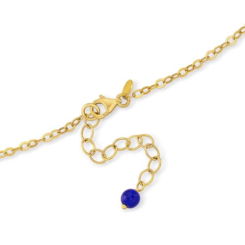 Ross-Simons Italian Multicolored Murano Glass Bead Necklace in 18kt Yellow Gold Over Sterling. 18 inches3