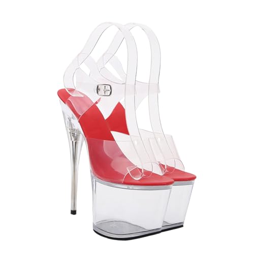 Sandales transparentes femme FRCOLOR légères et confortables avec semelle