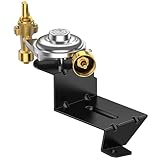 Upgraded 80477 Gas Grill Valve Regulator Compatible with weber Q100/Q120 Series, 80477 Gas Regulator Replacement for weber Grill Parts: 516002, 516501, 386001, 386002. Grill Regulator 1 Year Warranty