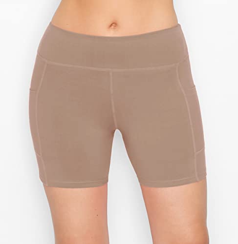 Image of ALWAYS Women's Super Soft Biker Shorts - 3 inch / 5 inch / 8 inch High Waisted Yoga Running Dance Spandex Shorts