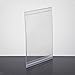 Waterproof Poster Pocket, 8.5 Inch x 11 Inch, Resealable Weatherproof Sign Holder, with Two Hanging Punch Holes, Pack of 10