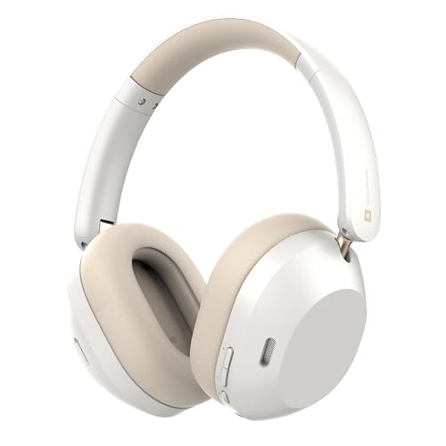 Image of realme TechLife Studio H1 Over The Ear Over Ear Wireless Headphone with 70Hours Playtime 360 Spatial Audio, 40mm Drivers, 80ms Superlow Latency, 43 dB Adaptive ANC-White