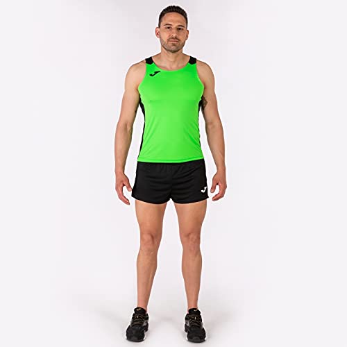 Joma Camiseta Tirantes Record II Verde flúor Negro, M