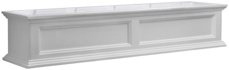 Mayne 5824W 5824-W Fairfield Window Box, 5-Foot, White