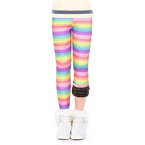 Slaixiu Girls Winter Leggings Polyesterwarm Girls Thermal Leggings 4-10 Years Winter Pants（Gp777-Xg-150） #TOP4