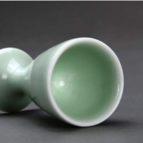 Hemoton Conjuntos de Xícaras de Saquê Jarra de Cerâmica Copo de Vinho Cor Sólida Estilo Japonês Reci