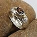 SILVERNROCK Smoky Quartz Ring Solid 925 Sterling Silver Stone Band Ring Handmade For Men Women Jewelry ERG1070AD(US-7.5)