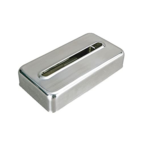Dulton Dalton TD08-313 Tissue Dispenser - Silver Minimalistic Rectangular Stainless Steel Facial Tissue Holder