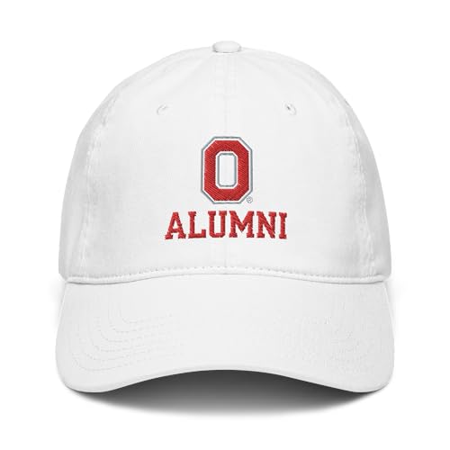 Gorra ajustable oficial Ohio State Buckeyes blanca miniatura 2