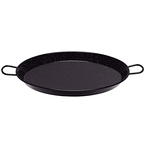 San Ignacio Paellera Acero esmaltado 34 cm Utiel, Multicolor