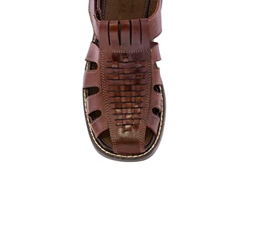 Cowboy Professional Mens 870 Chedron Authentic Mexican Leather Huaraches Fisherman Sandals4