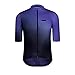 Púrpura-verde gradiente manga corta ciclismo Jersey verano Ropa Ciclismo ROAD MTB velocidad ciclismo camisa, Hombre, morado, XS
