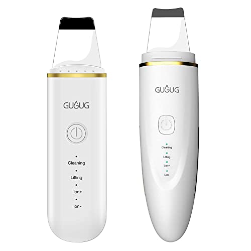 GUGUG Skin Spatula, Skin Scrubber, Face Spatula with 4 Modes