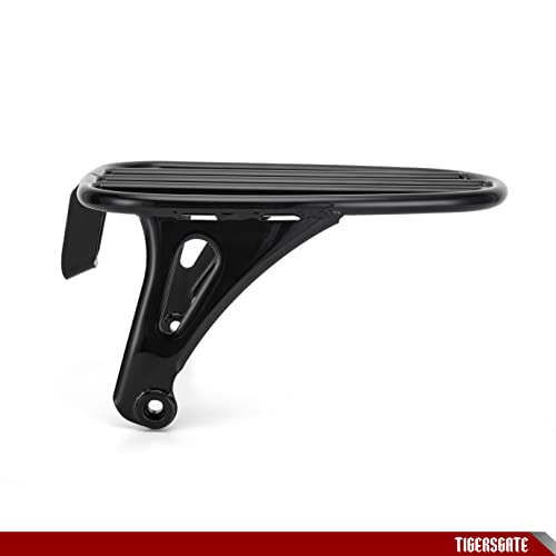 Tigersgate Gloss Black Detachable Tour Pack Luggage Rack Solo Seat Support Shelf Compatible With 2018-Up Harley Softail Slim Flsl And Street Bob Fxbb #TOP2