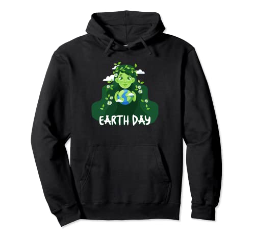 Green Mother Earth Day Save Planet 53ème anniversaire Sweat à Capuche