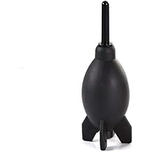 FocusFoto PRO 6.6 Inch Rubber Rocket Air Blower Duster Cleaner Dust Cleaning for DSLR Camera CCD Lens Keyboard Black