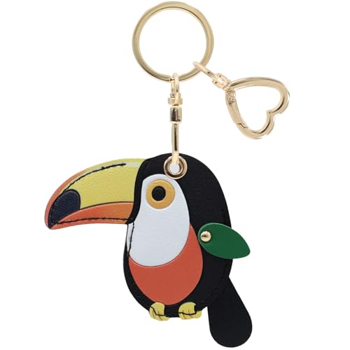 Protège-AirTag toucan jaune MC Fashion : ne perdez plus jamais vos clés de maison