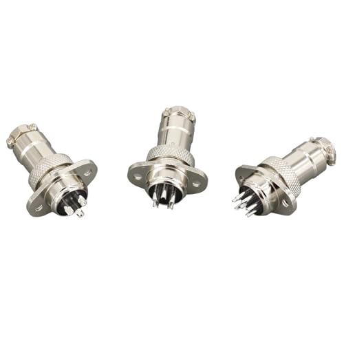 Conector de aviación GX16 2P enchufe de chasis DF16 de 16 mm para panel de control CNC