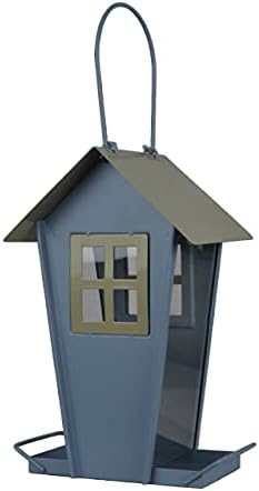 Supa "Sutherland" Wild Bird Seed Feeder (Pack of 1) , House Shaped Contemporary Feeder , Ideal For Small & Medium Sized Garden Birds