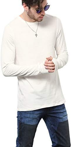 SKULT by Shahid Kapoor Men's Plain Slim Fit T-Shirt