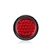 4Pcs 4 Inch Round LED Trailer Tail Lights Red 24 LED Waterproof, 4 Inch Round Led Stop Turn Brake Tail Lights Flush Mount for Trucks RV Include Lights Grommets 3-Prong Wire Pigtails 12V Sealed