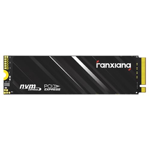 fanxiang M.2 SSD 500GB Up to 4300MB/s 500GB NVMe PCIe Gen4 x4 2280 with Graphite Cooling Sticker Internal Solid State Drives for Laptop Desktop PS5- S690Q