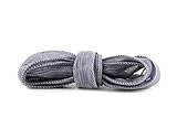 Crêpe Georgette Crinkle nice 4u Handgenähtes und -gefärbtes Seidenband Crinkle Crêpe Grau 20mm breit 100% Reine Seide 1m
