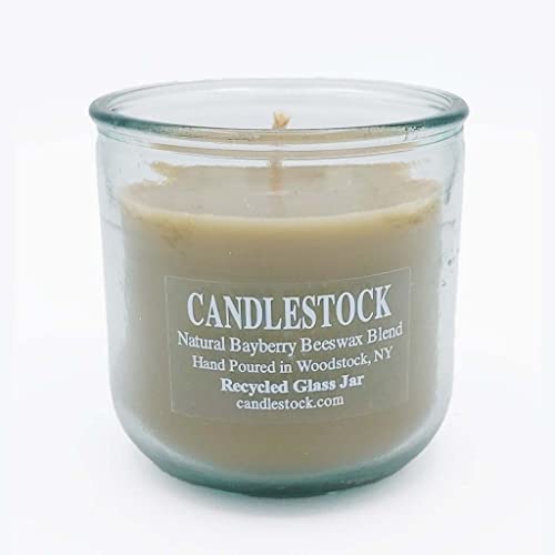 Candlestock Handmade Bayberry Beeswax Jar Candle