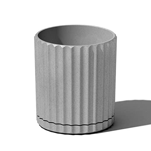 Image of Veradek Demi Series Demi 6 inch Planter w /Tray, Grey