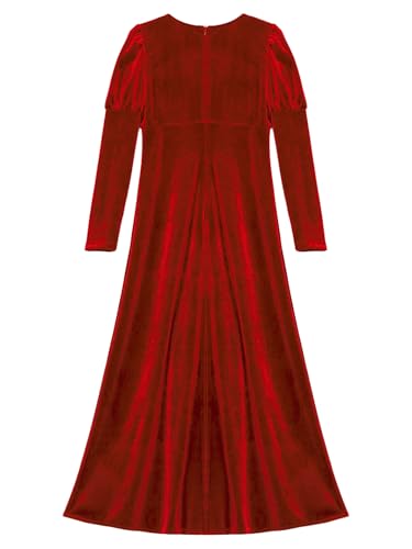 Robe médiévale princesse en velours confortable qui ne gratte pas - 6