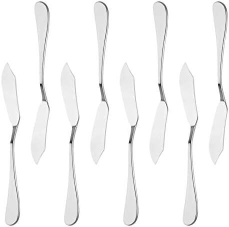 8pcs Stainless Steel Butter Knife, Cheese/Butter Spreaders, Breakfast Spreads Knives,Cheese and Condiments