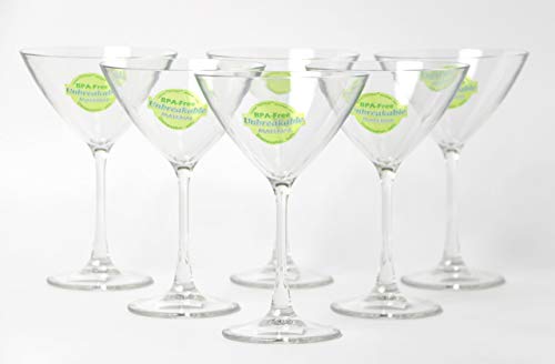 アームカンパニー ショットグラス マティーニ クリア 250ml 割れにくい トライタン製 食洗機対応 DITR0706-C6 6個入