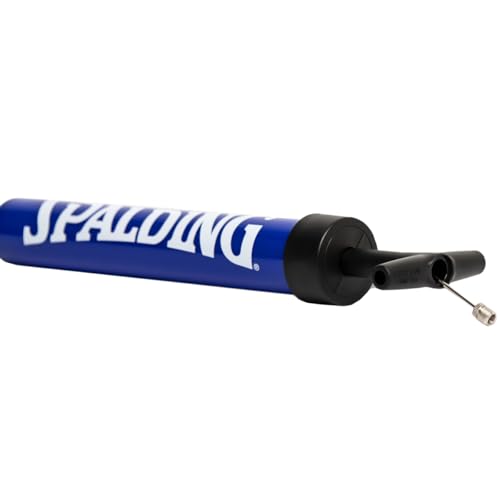 Image of Spalding Sports Ball Pump Kit | Ideal for Basketball, Volleyball, Football, Soccer Ball & Rugby Ball | Complete Hand Pump Kit with Needles
