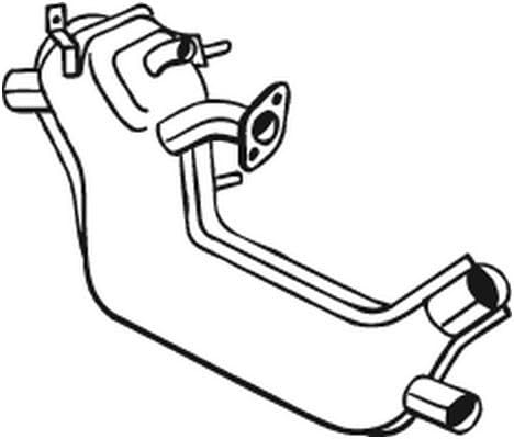 Bosal 233-001 Mittelschalldämpfer