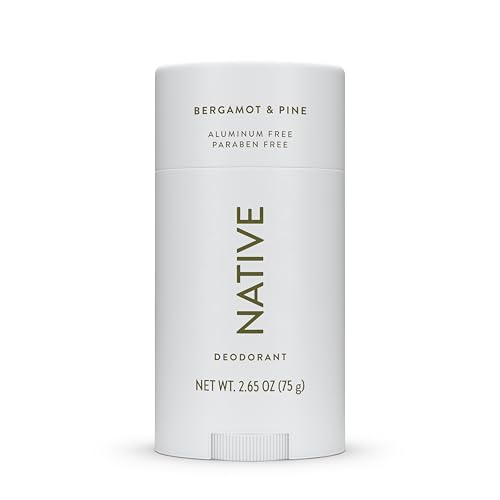Native Deodorant Contains Naturally Derived Ingredients, 72 Hour Odor Control | Seasonal Scents for Women and Men, Aluminum Free with Baking Soda, Coconut Oil & Shea Butter | Bergamot & Pine