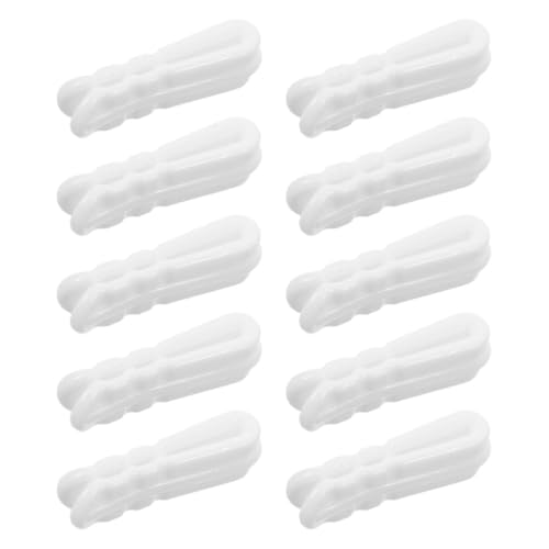 TOYZFRIENDY Clips Universels pour Paquet sous Vide 10 Pièces Fermeture Sécurisée et Rapide Compatibles Paquet à Zip pour Rangement Étanche de Vêtements et Couettes