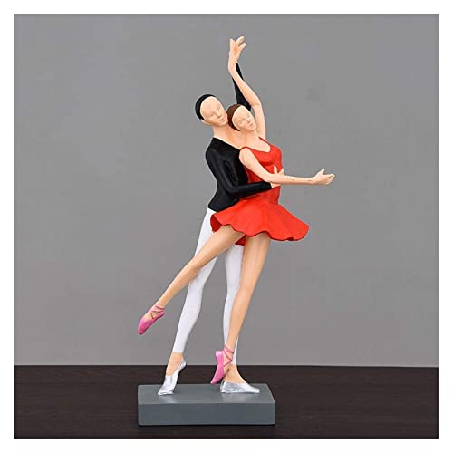 Statue danseuse de table pour décoration de salon contemporain, figurine design en résine
