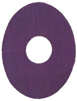 Medical Adhesive Oval Patch Purple - 1"x1" Hole 30 Pack