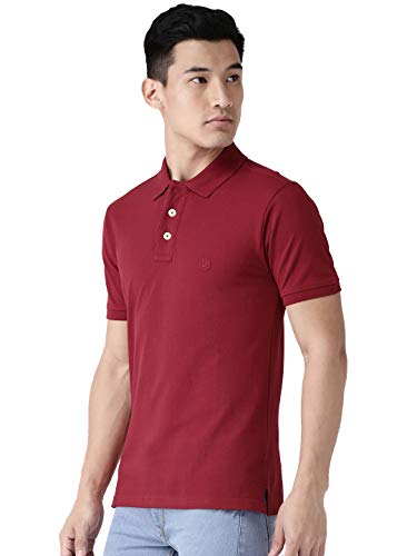 Image of CHKOKKO Men's Cotton Regular Fit Half Sleeves Polo T-Shirt