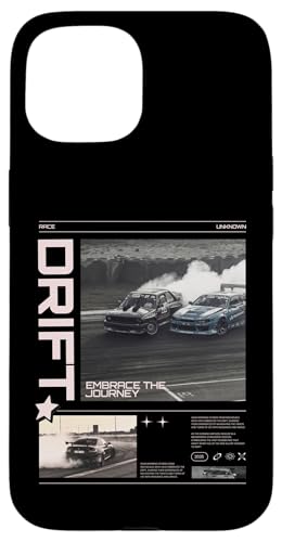 Voiture de Course Japonaise JDM Tokyo Japon Drift Coque pour iPhone 15