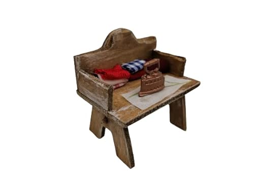 Banchetto con Ferro da Stiro e stoffe per Presepe - Accessori Presepi