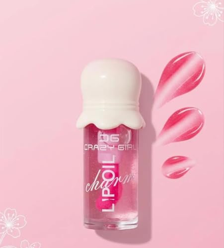 Image of Mini Lip Gloss Combo Set of 4 - 2Lip Oil, Tint & Bottle Shapes | pH Color Changing Lip Tint | Natural Pink Shine | Flavored Gloss Gift for Women & Girls (Lip Gloss Combo 4)