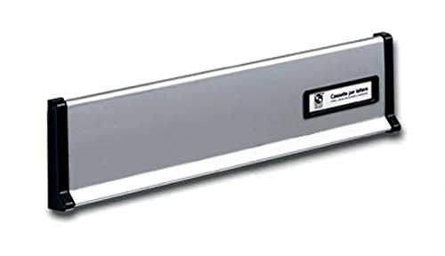 Plaque postale grande S/600 Silmec en cuivre bruni véritable et durable