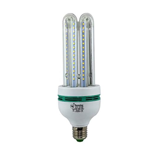 LED-glödlampa, 4 U-rör, E27, 24 W, 6500 K